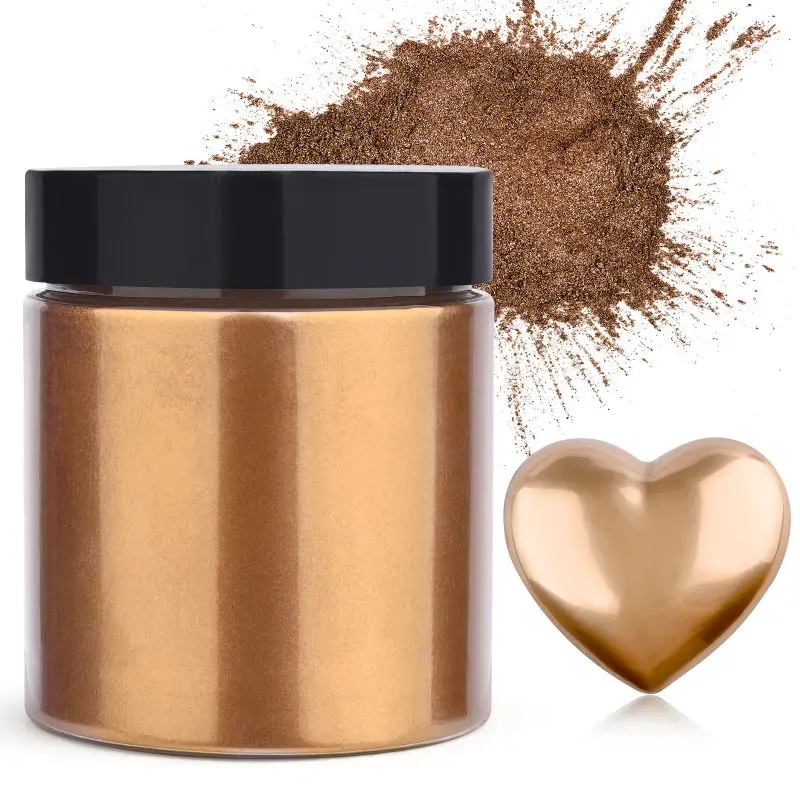 Resin Pigment Set - 50g/Bottle Metallic Glitter Powder Gold Silver