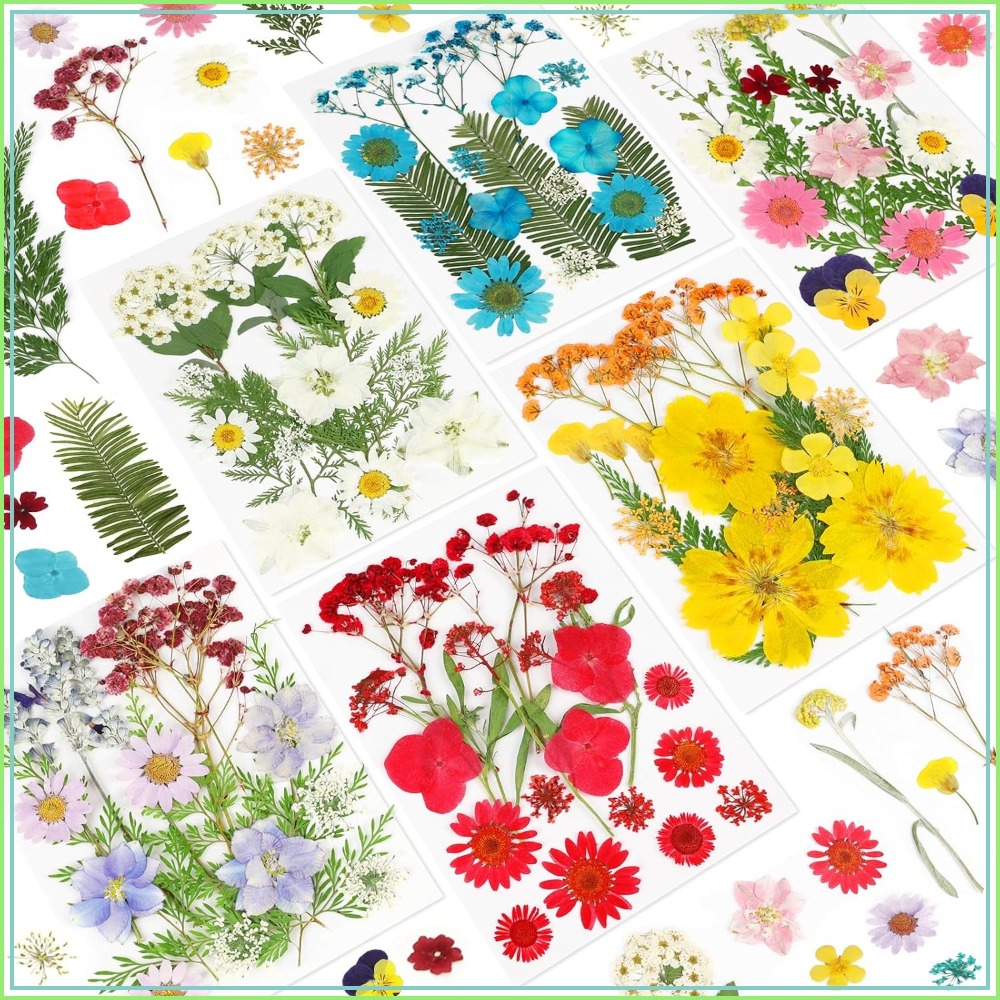 Dried Flower Bulk - Dried Pressed Flowers for Resin, 103pcs