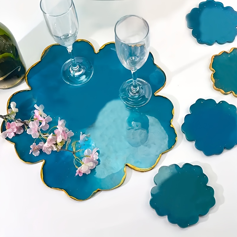 Silicone Mold Tray - 5pcs Mirror Large Flower Small Flower