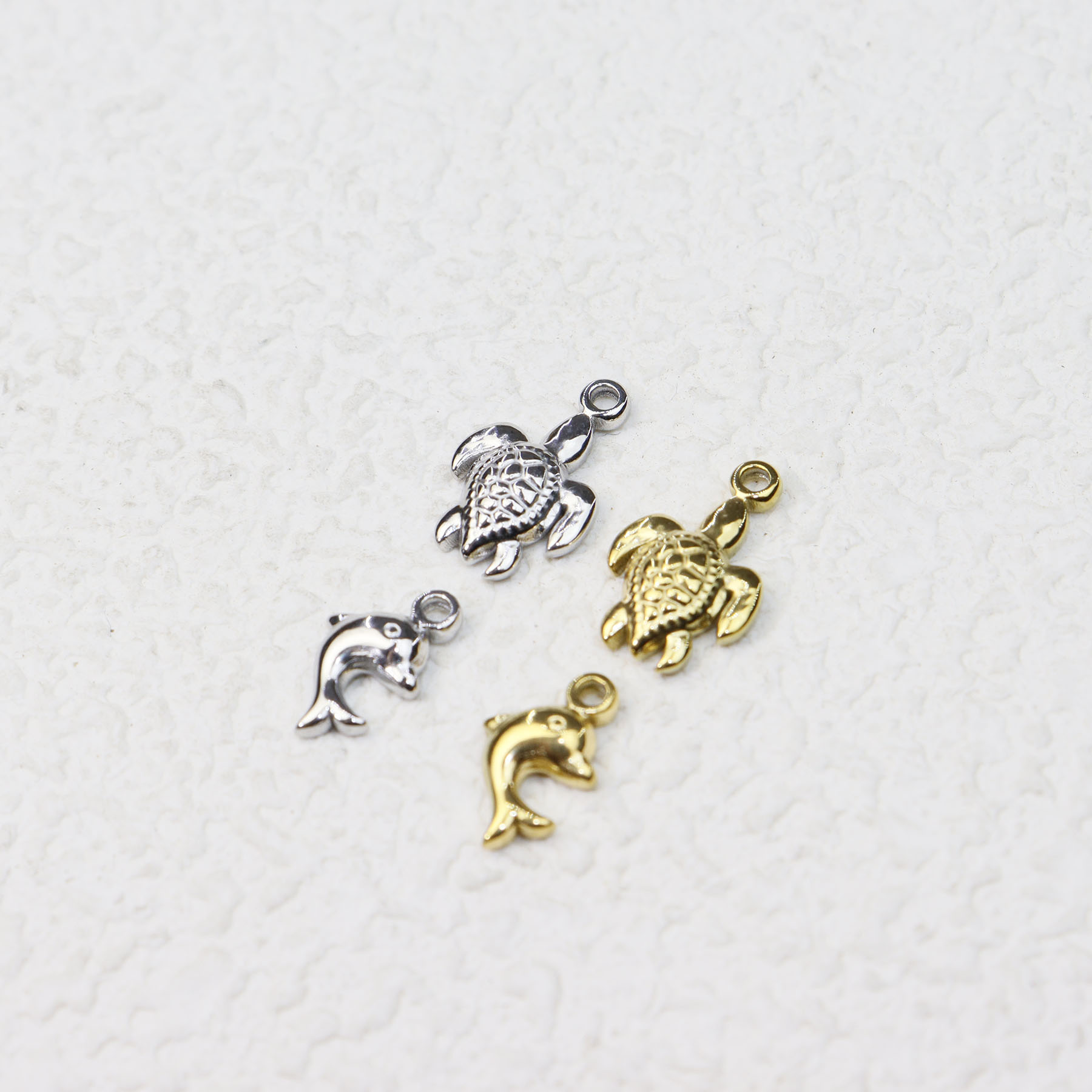Vacuum Chamber Small - 5pcs Stainless Steel Mini Tortoise Dolphin