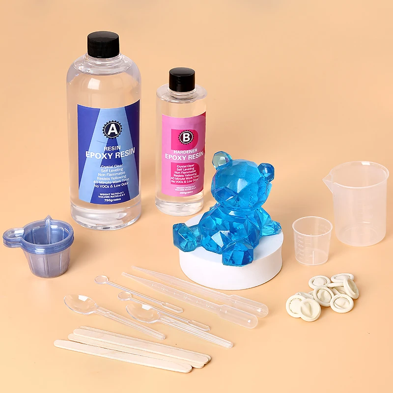 Mixing Cup Silicone - Epoxy Resin Kit Crystal Clear Easy
