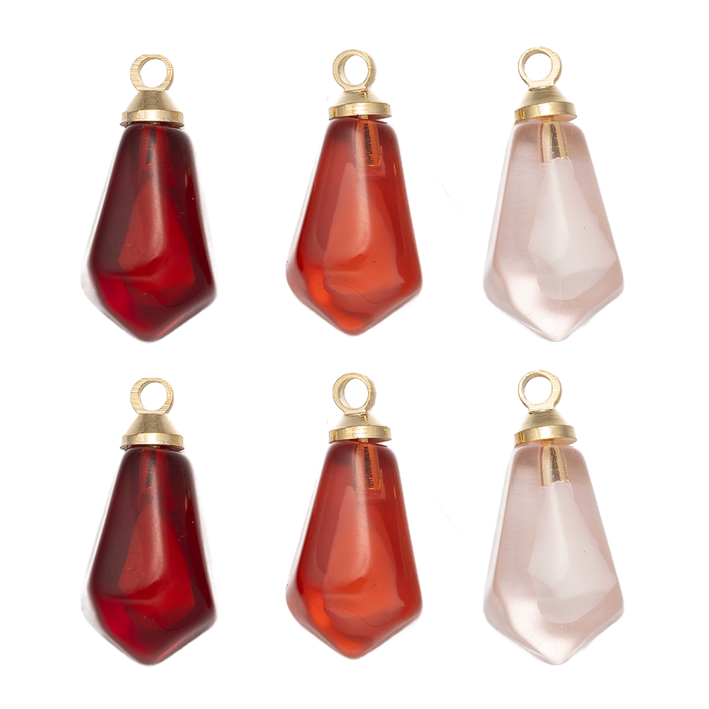 Resin Craft Supplies - 10pcs/Lot Fruit Pomegranate Seed Pendant For