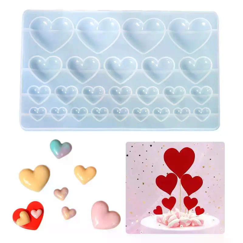 Resin Craft Workshop - Silicone Mold Heart Shape Pendant 3