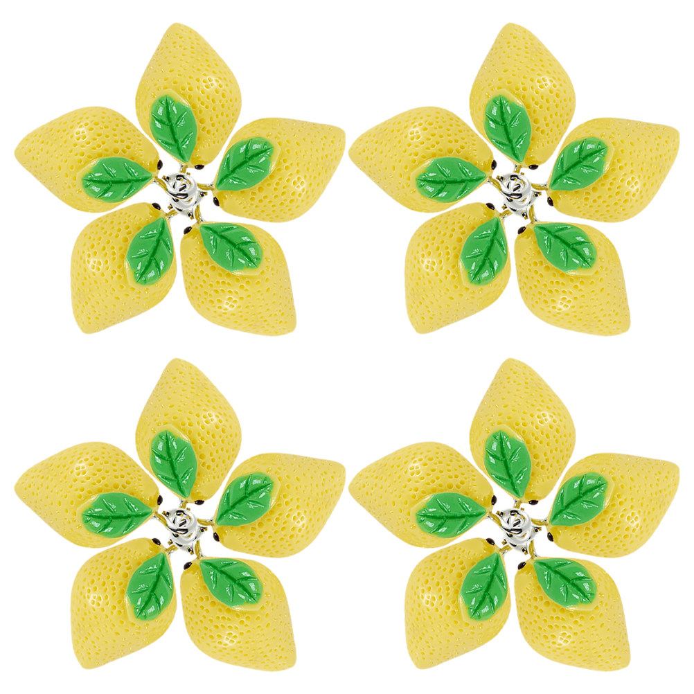 Resin Craft Supplies - 20Pcs Lemon Resin Charms DIY Jewelry