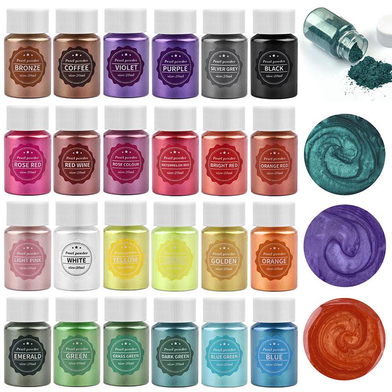 Resin Pigment Set - 10ml Epoxy Resin Pigment Filler Pearlescent