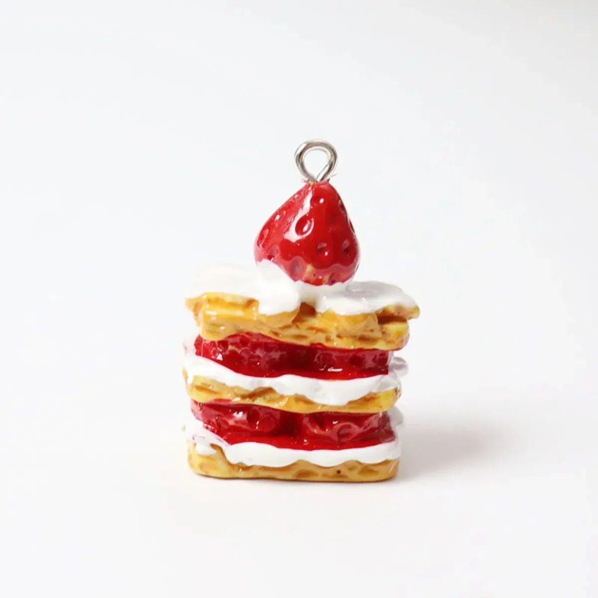 Resin Craft Projects - 10 Pieces Mini Simulated Strawberry Cake