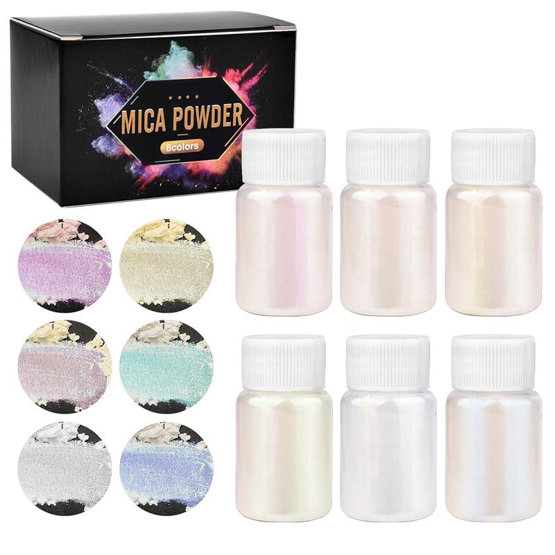 Resin Pigment Set - 6 Pcs-Set Epoxy Resin Dye Mica