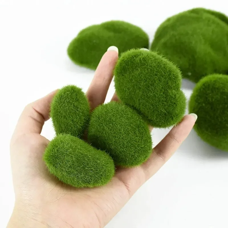 10Pcs Simulation Moss Stone Ar - Terrarium Moss Art 评论和价格