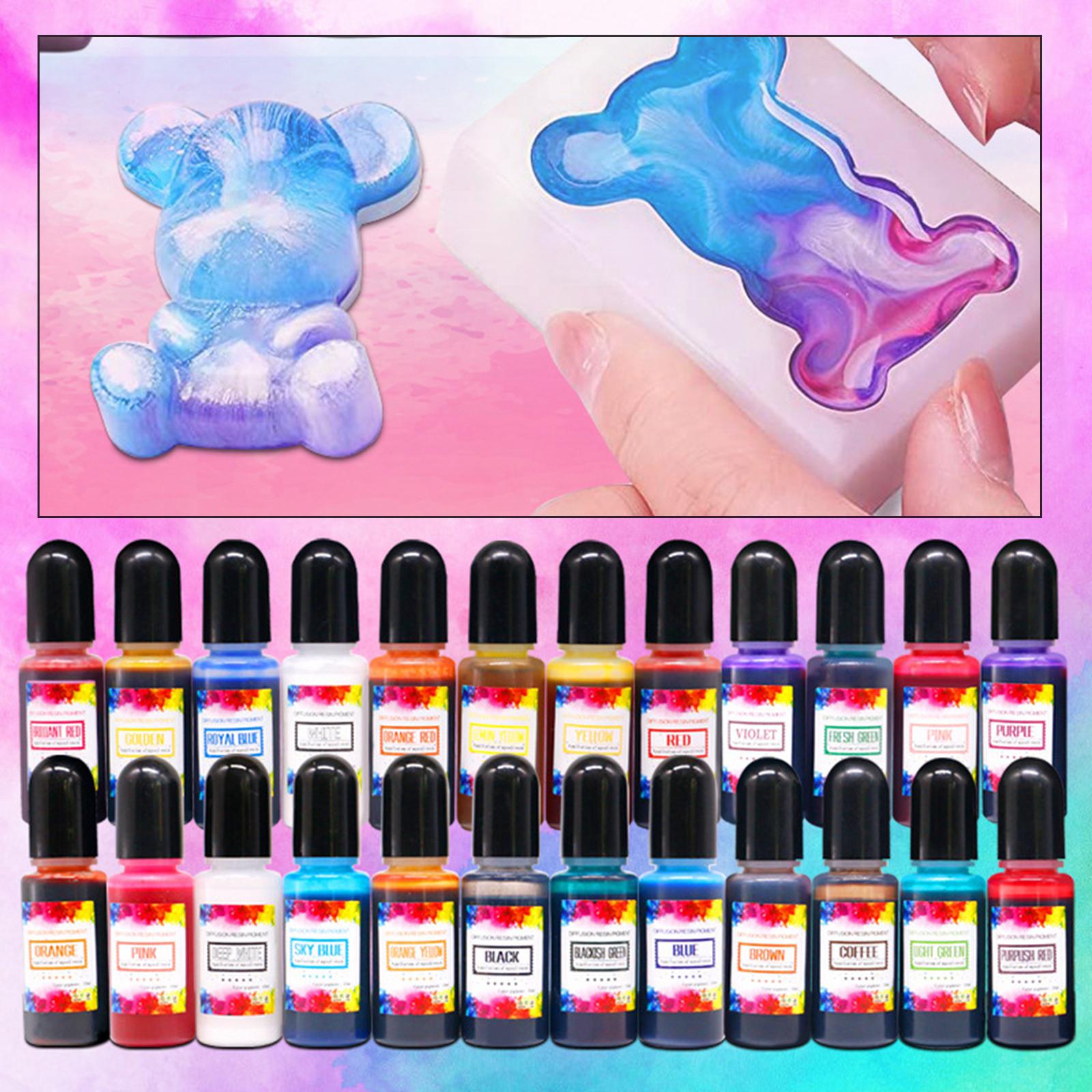 24Pcs Alcohol Inks Epoxy Resin - Resin Dye Alcohol 评论和价格
