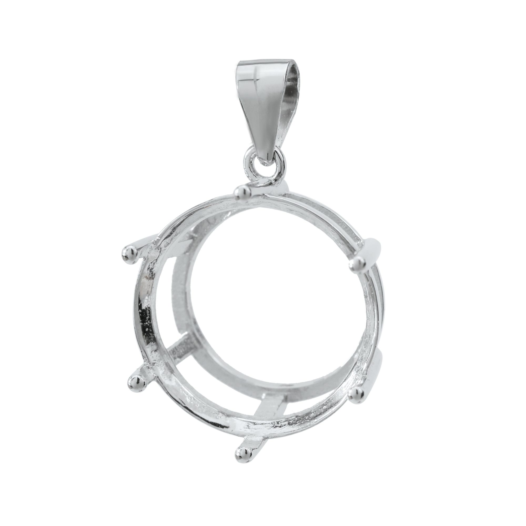 3-20MM Round 6 Prongs Pendant  - Bezels Set Pendant 评论和价格