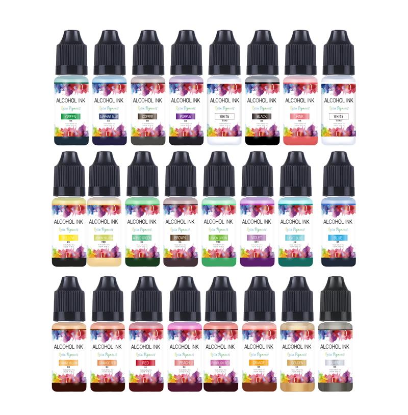10ml/Bottle 22Colors Alcohol I - Resin Dye Alcohol 评论和价格