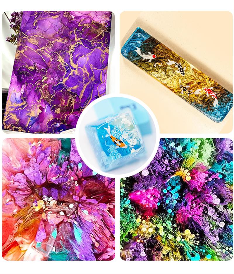 10ml/Bottle 22Colors Alcohol I - Resin Dye Alcohol 评论和价格