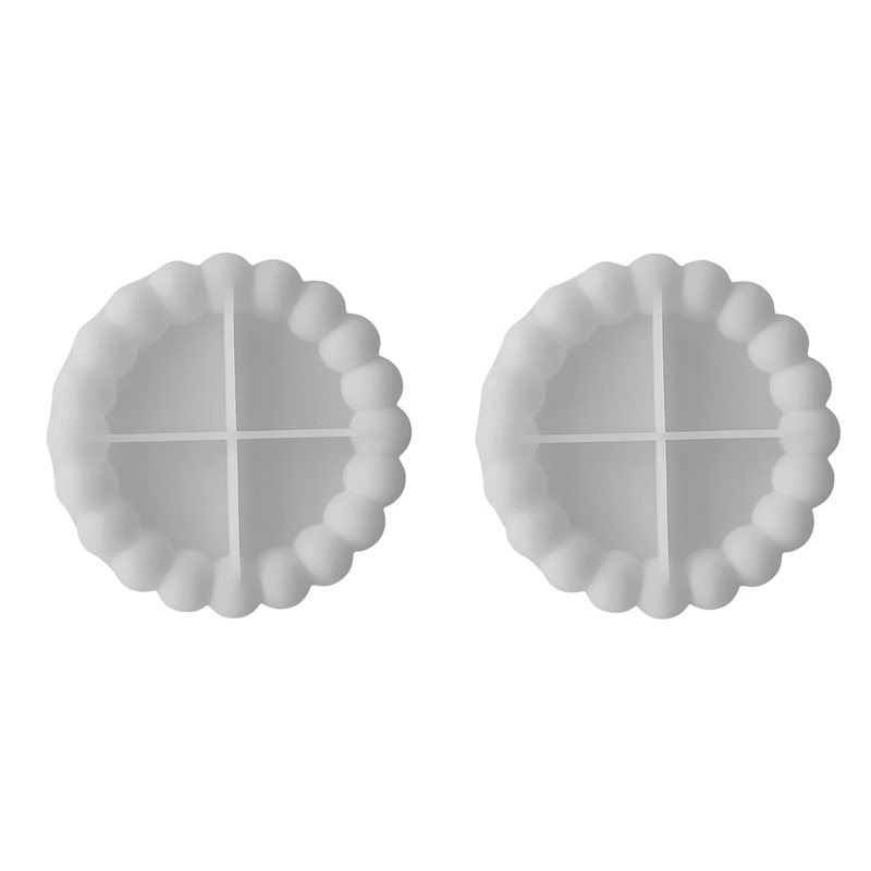 (BF06)Bubble Lace Cup Pad Sili - Coaster Mold Round 评论和价格
