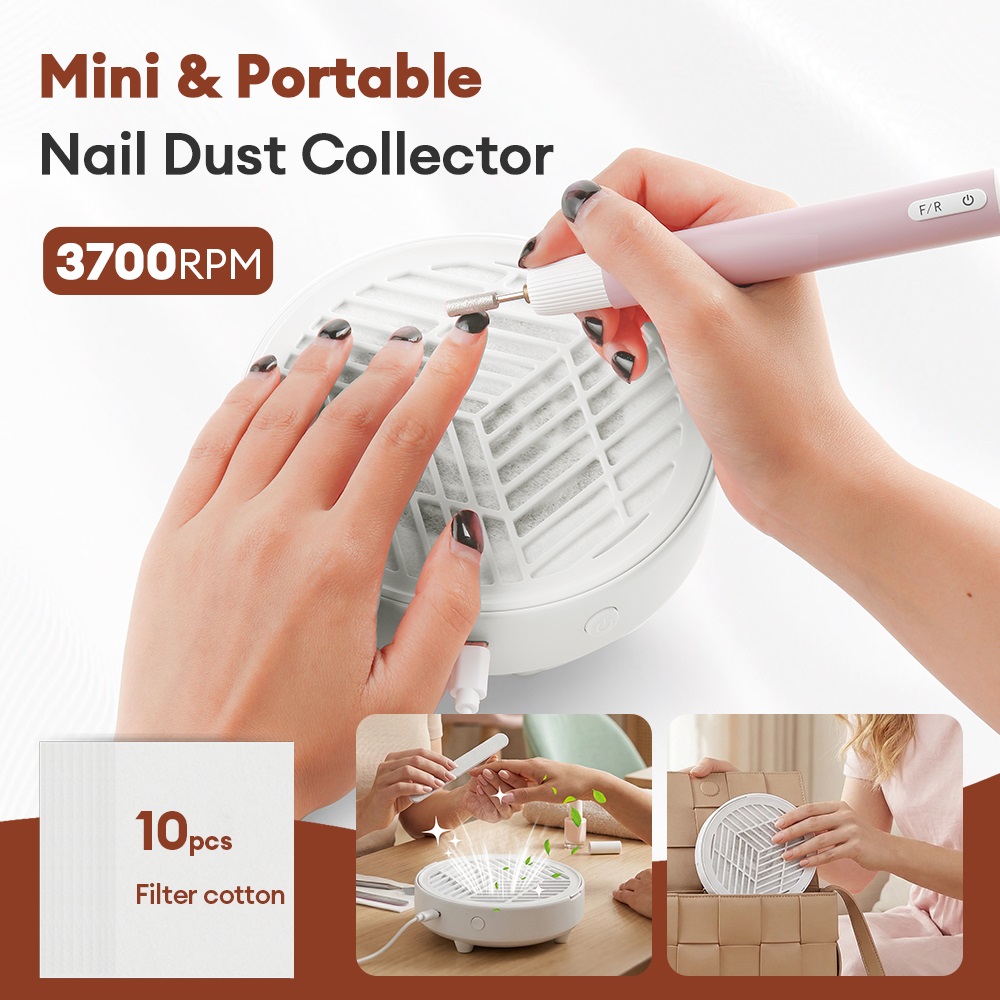 3700RPM Mini Nail Dust Extract - Vacuum Chamber Small 评论和价格