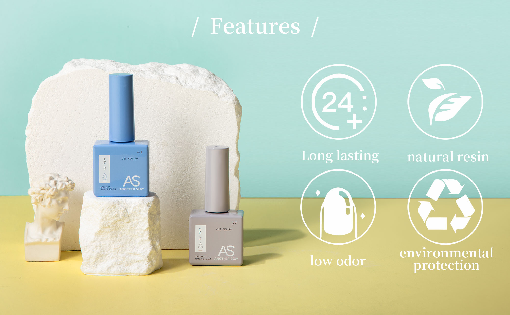 AS 15ml Gel Nail Polish Not Se - Resin Glitter Pack 评论和价格