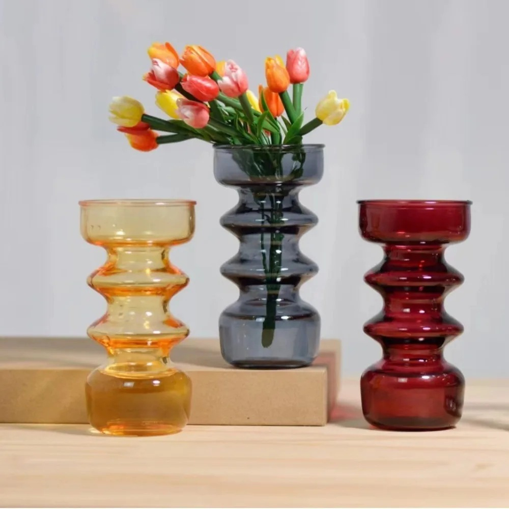 Colorful Vases Glass Ornaments - Dried Flower Bulk 评论和价格