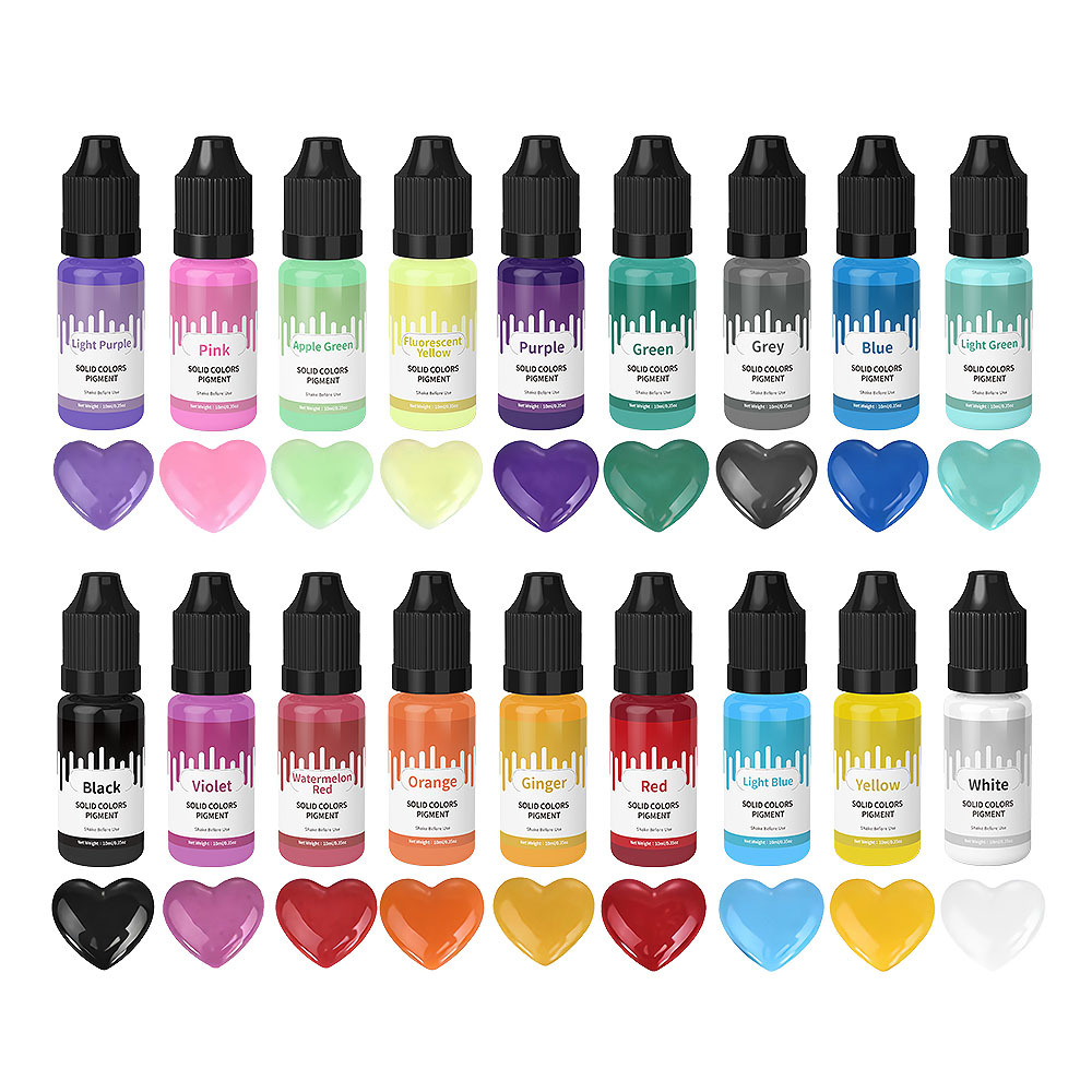 18Colors 10ml Macaron Solid Pa - Resin Pigment Set 评论和价格