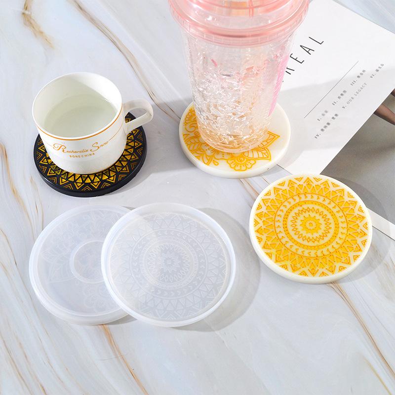 Flower Coaster Silicone Mold E - Coaster Mold Round 评论和价格