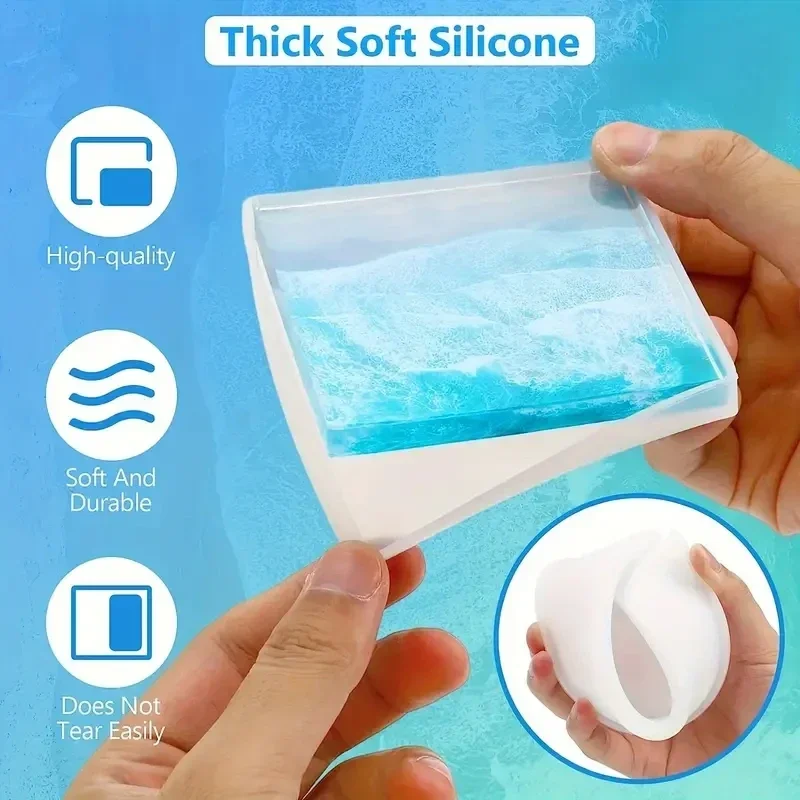 5Pcs/Set DlY Epoxy Resin Cup C - Coaster Mold Round 评论和价格
