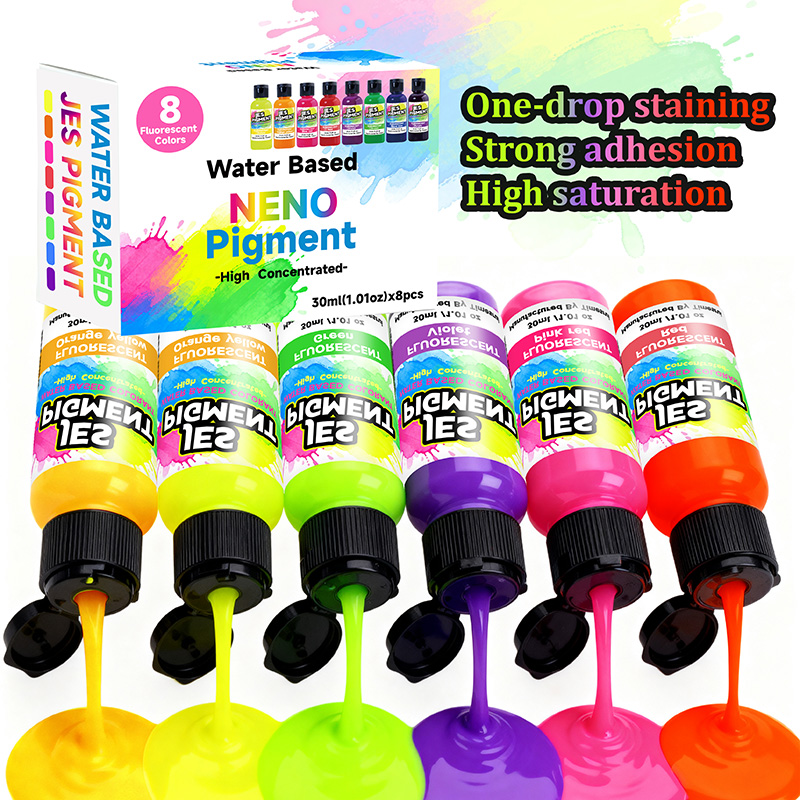 8colors/set fluorescent pigmen - Resin Pigment Set 评论和价格
