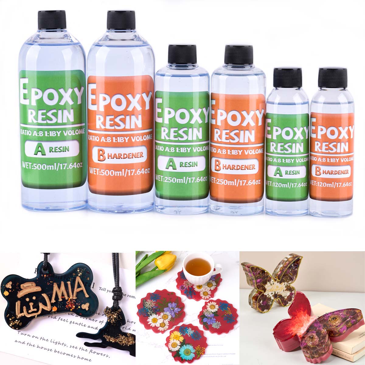 1:1 Ratio Epoxy Resin Kit Anti - Resin Jewelry Kit 评论和价格