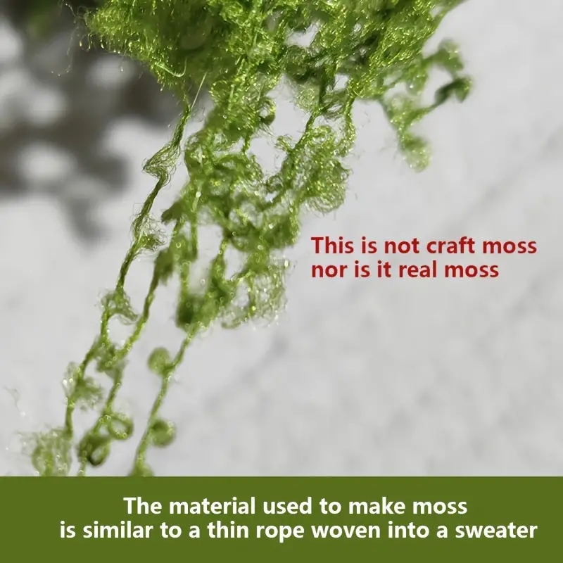 about 20g Artificial Green Pla - Terrarium Moss Art 评论和价格