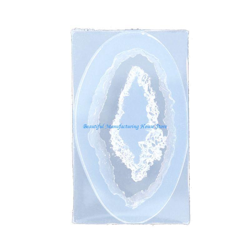 E56A DIY Crystal Rock Cluster  - Geode Mold Silicone 评论和价格