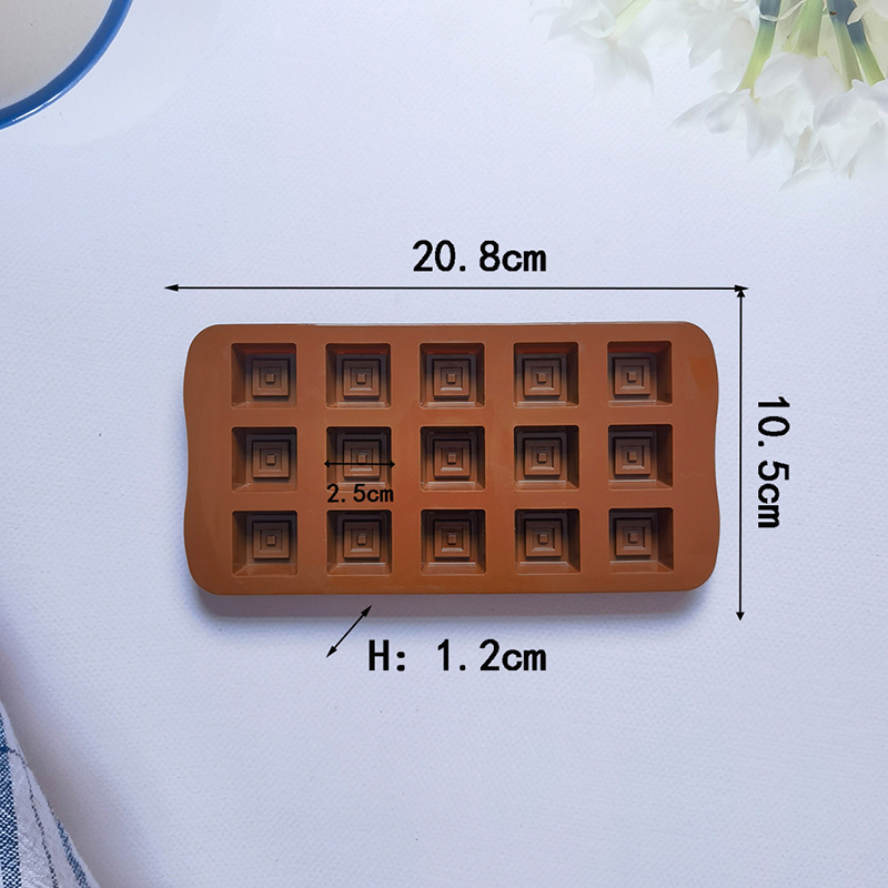 Classical Chocolate Mold Squar - Silicone Mold Tray 评论和价格