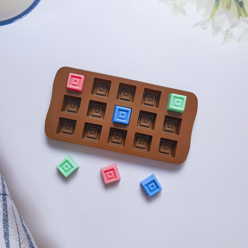 Classical Chocolate Mold Squar - Silicone Mold Tray 评论和价格