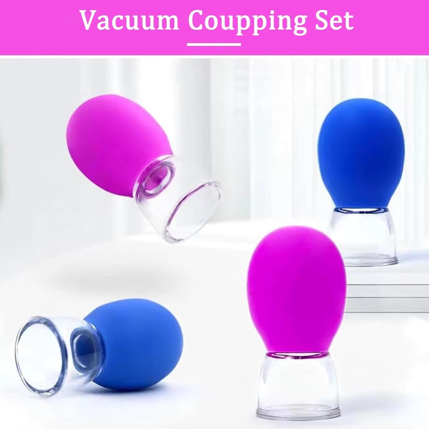 Mini Silicone Facial Cupping V - Vacuum Chamber Small 评论和价格