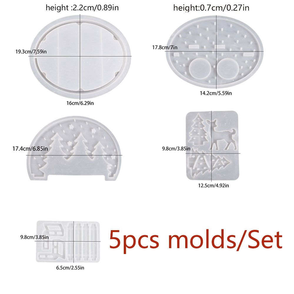 Christmas Elk Tealight Candle  - Silicone Mold Tray 评论和价格