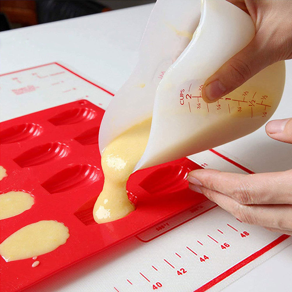 JCD Silicone Measuring Cup Dou - Mixing Cup Silicone 评论和价格