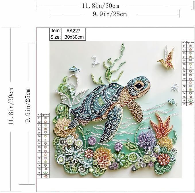 Sea Turtle Animal Diamond Pain - Resin Craft For Beginners 评论和价格