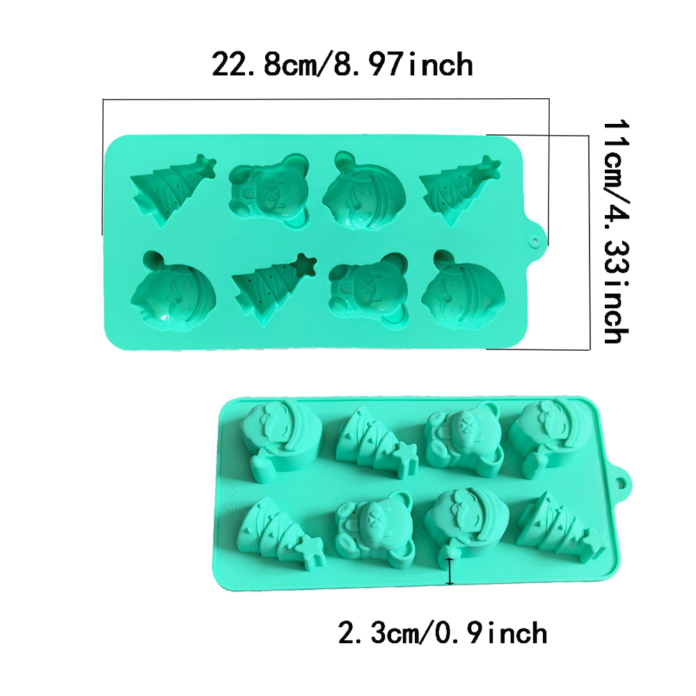 1pc 8-cavity silicone mold in  - Silicone Mold Tray 评论和价格