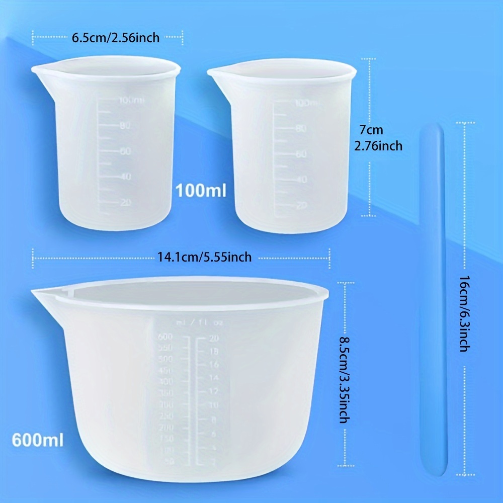 Silicone Measuring Cups, Resin - Mixing Cup Silicone 评论和价格