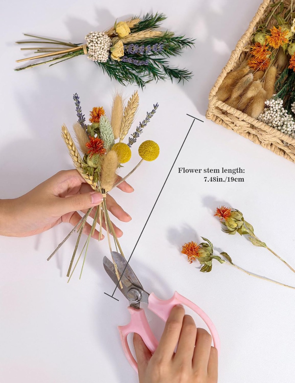DIY Natural Dried Flower Set W - Dried Flower Bulk 评论和价格