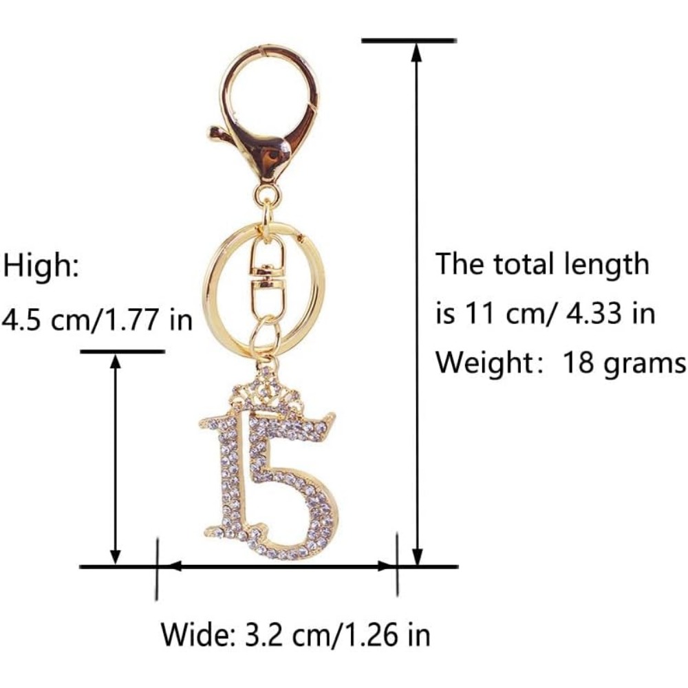 Glittering Number 15 Rhineston - Resin Glitter Pack 评论和价格