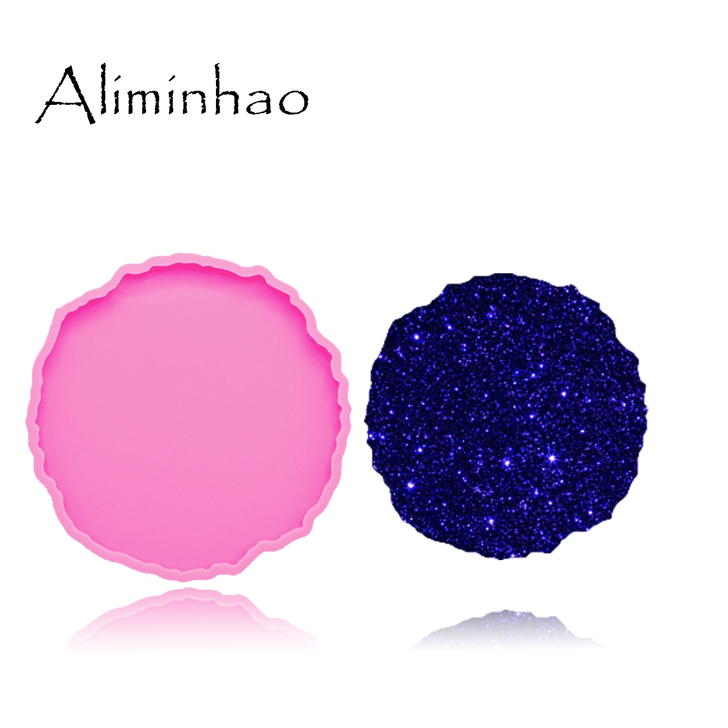 DY0278 Shiny High quality roun - Geode Mold Silicone 评论和价格