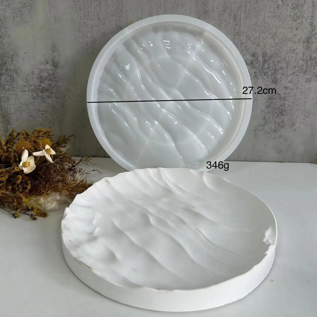 Irregular Ocean Waves Large Ro - Coaster Mold Round 评论和价格