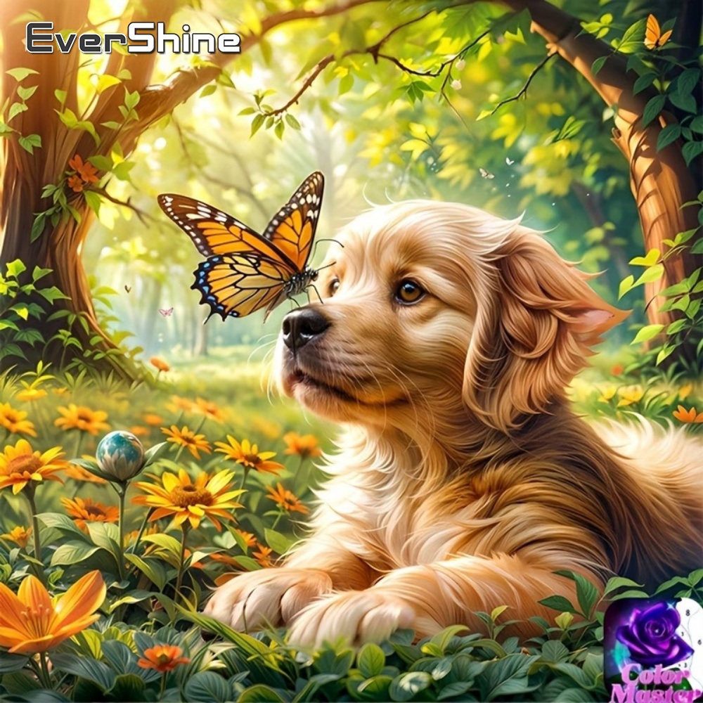 EverShine Diamond Mosaic Dog A - Resin Craft For Beginners 评论和价格