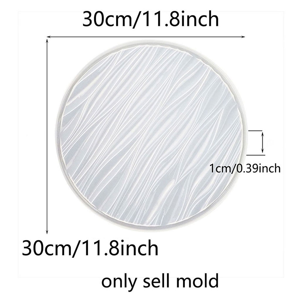 Large Round Tray Silicone Mold - Coaster Mold Round 评论和价格