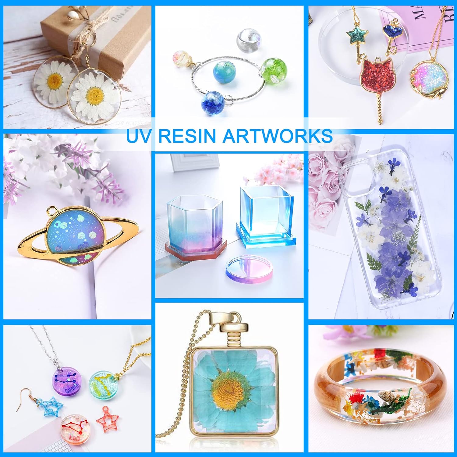 250g/500g UV Resin Clear Hard  - Resin Jewelry Kit 评论和价格