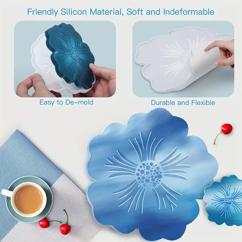 DIY Sakura Shaped Resin Mold - - Geode Mold Silicone 评论和价格