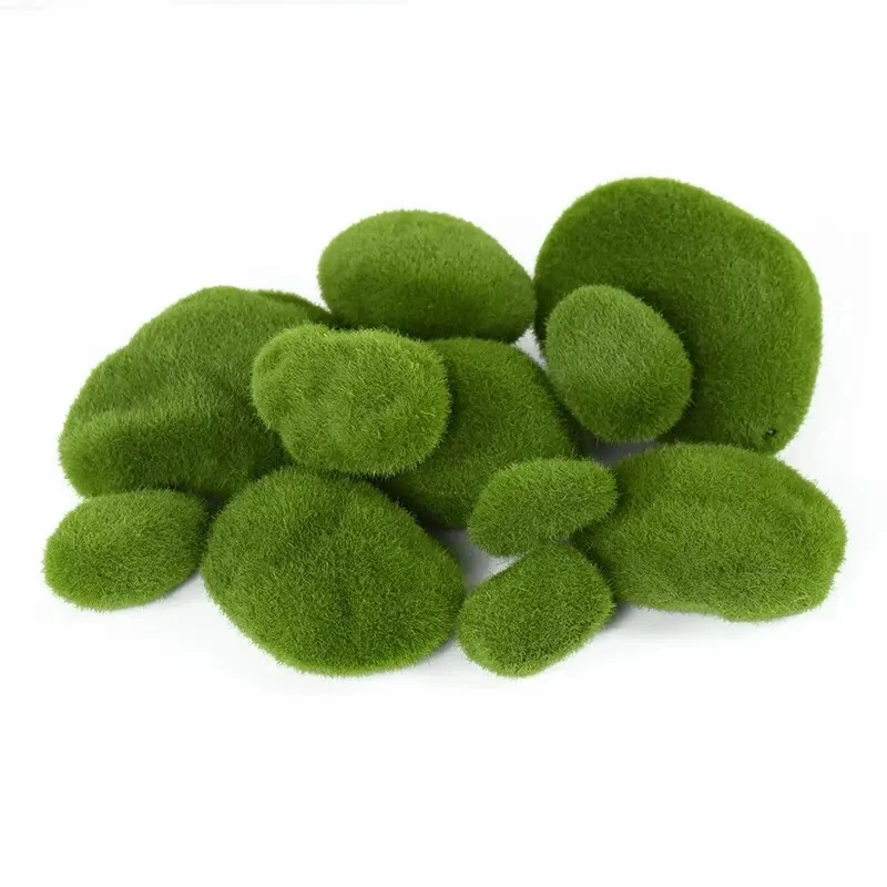 10Pcs Simulation Moss Stone Ar - Terrarium Moss Art 评论和价格