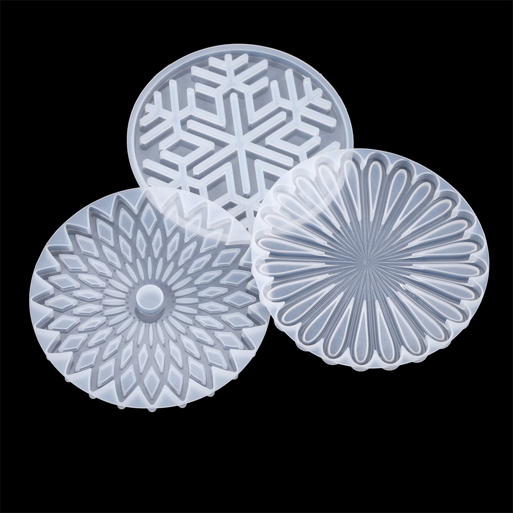 1Pcs Round Coaster Resin Silic - Coaster Mold Round 评论和价格