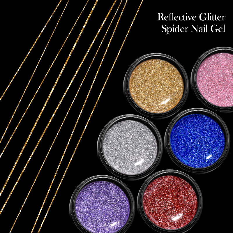 6Pcs/Set Reflective Glitter Sp - Resin Glitter Pack 评论和价格