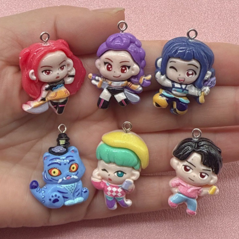 10pcs resin cartoon pendant, D - Resin Craft Projects 评论和价格