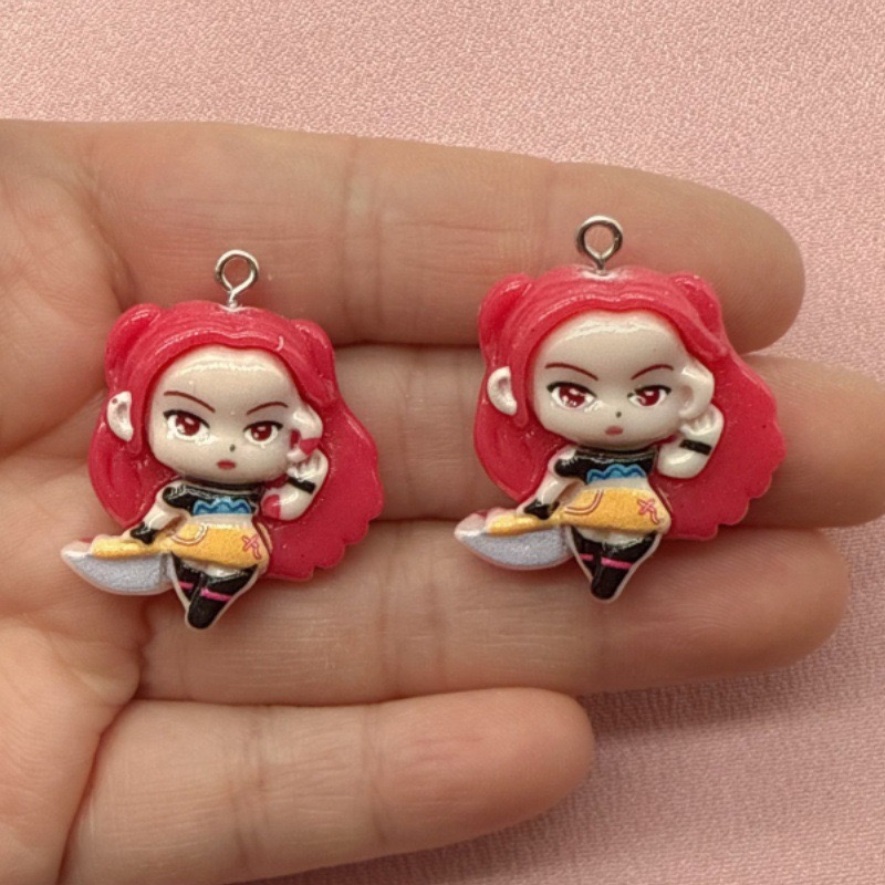 10pcs resin cartoon pendant, D - Resin Craft Projects 评论和价格