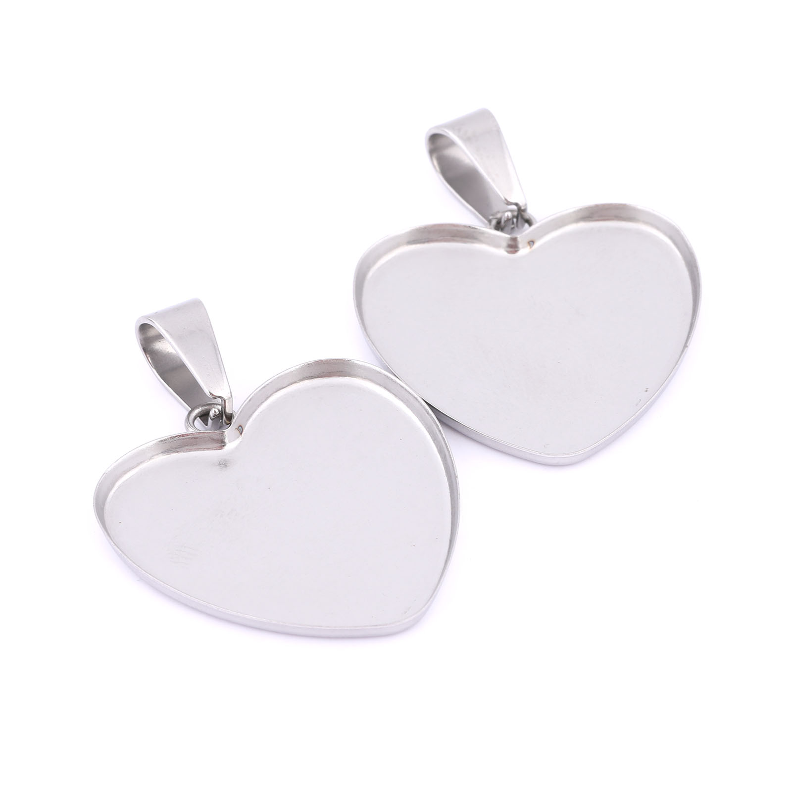 10pcs Stainless Steel Gold Pla - Bezels Set Pendant 评论和价格