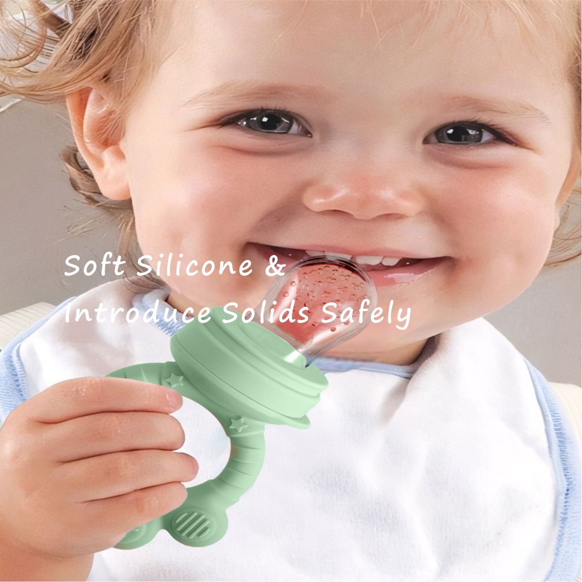 Baby Fruit Food Feeder & Freez - Silicone Mold Tray 评论和价格